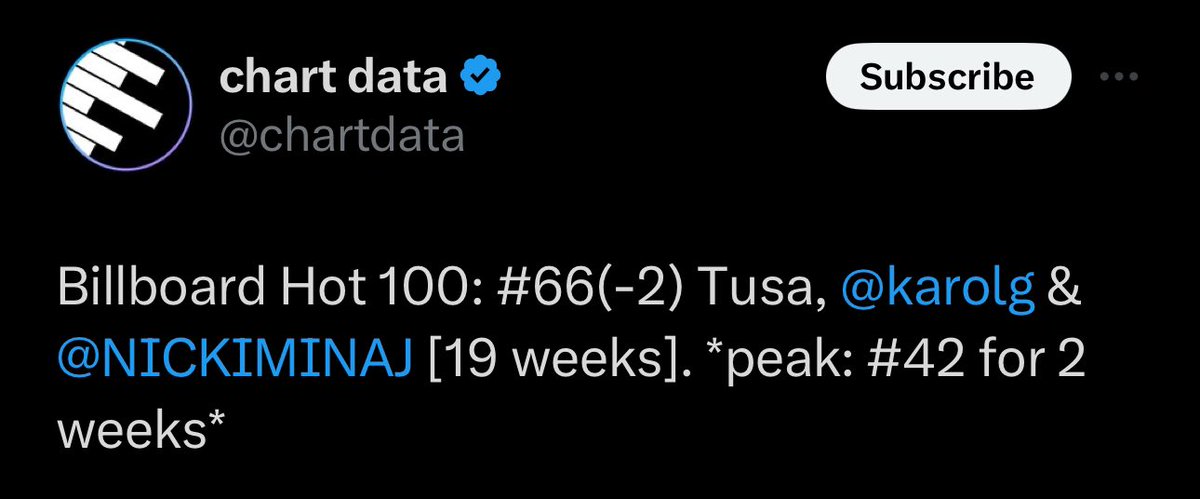 Nickis_Pen's tweet photo. @fire04277 thanks to shakira’s radioplay… other than that… TUSA BETTER 💋💋💋💋

tusa stayed for more than 19 weeks while punteria didnt even last more than ONE week. https://t.co/hfme6jIqSV