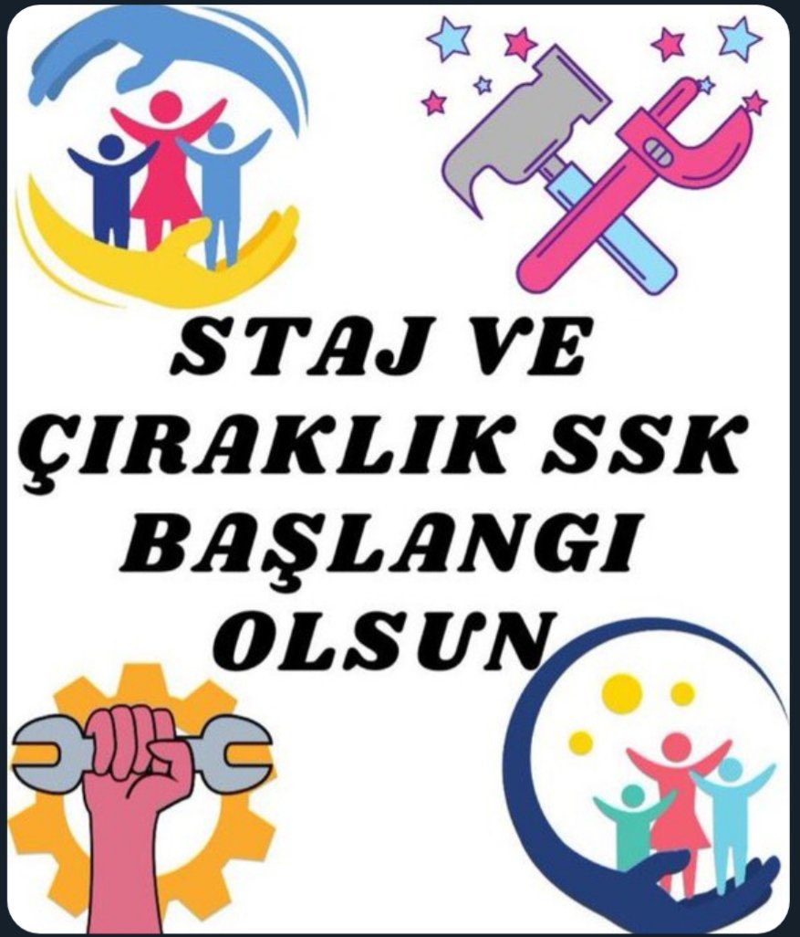 @bhanettr @CirakStajFED 1986'dan beri yaşadığımız Staj ve Çıraklık sigortası mağduriyetimiz maalesef ki bugün de hala devam ediyor 100.yılında Cumhuriyetimize ve ülkemize yakışan, bize hakkımızı vermektir @herkesicinCHP @eczozgurozel ÇırakStajyer Tek Ses Tek Yürek #ÇırakStajyerÖzgürÖzelleMitingeHazır