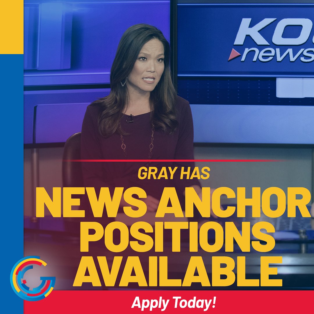 We'd love for you to work with us at Gray TV!  Apply at gray.tv/careers #TVJobs