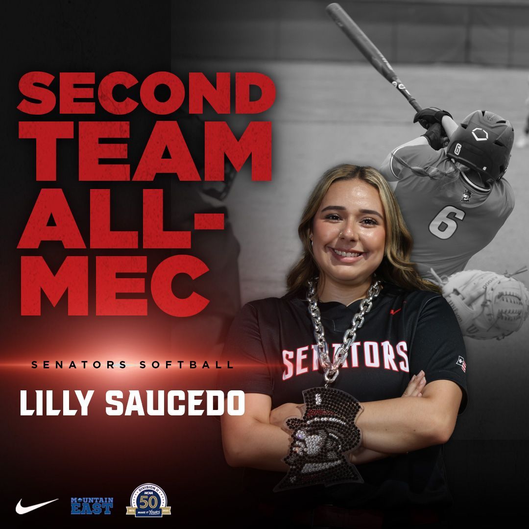 SenatorNation's tweet photo. This afternoon, @themountaineast announced their All-MEC team selections for Softball. Congratulations to @senatorsSB members Sharon Morales and Sammie Jarvis, who were named to the MEC First-Team, and Lilly Saucedo and Linzey Allard who earned Second-Team honors! 🥎 💪 👏 https://t.co/rmJVQNaQq2