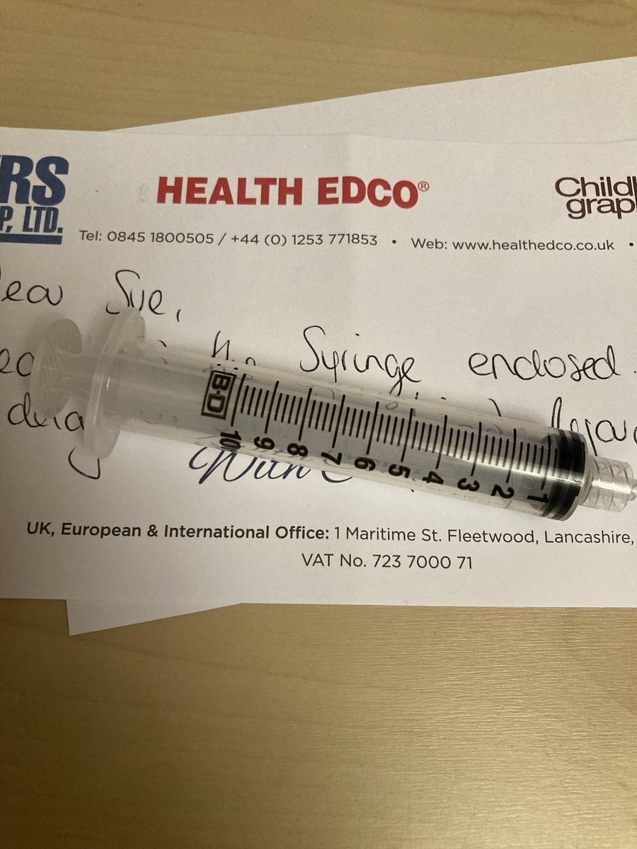 Shout out to ⁦<a href="/HEALTHEDCOUK/">HEALTH EDCO UK</a>⁩. I broke the syringe on Jack,our condom demonstrator. This is one of their excellent RSE training resources. A quick easy phone call and they sent me a free replacement. That’s what I call great service @supportedloving ⁦@MeetnMatchNW⁩