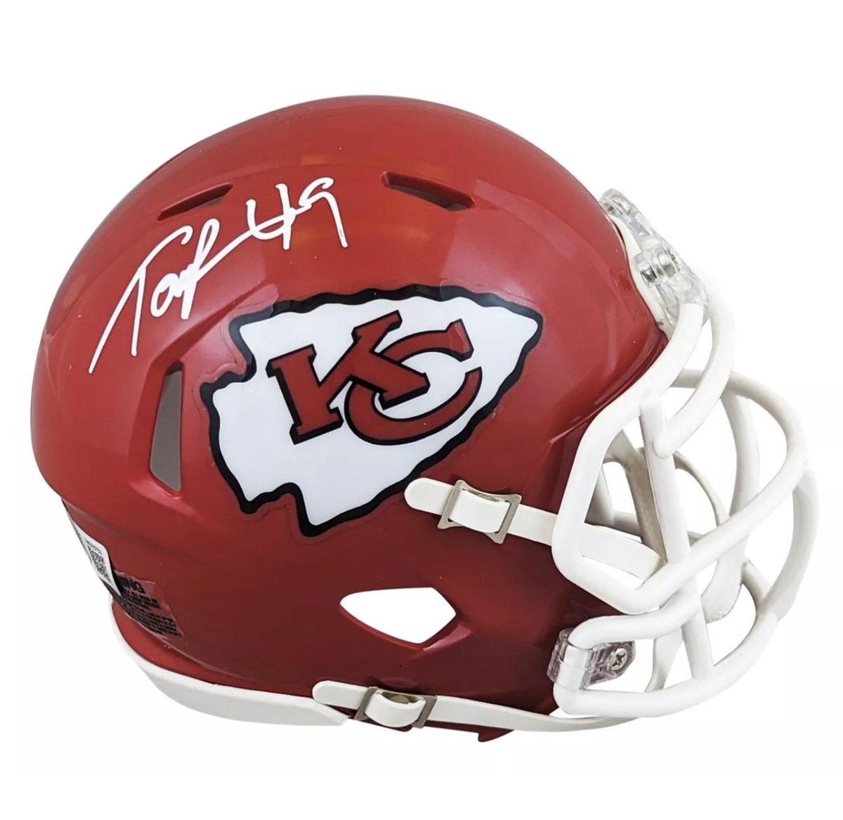 Tony Richardson signed mini helmet. COA: Beckett. DM us if interested for purchase.