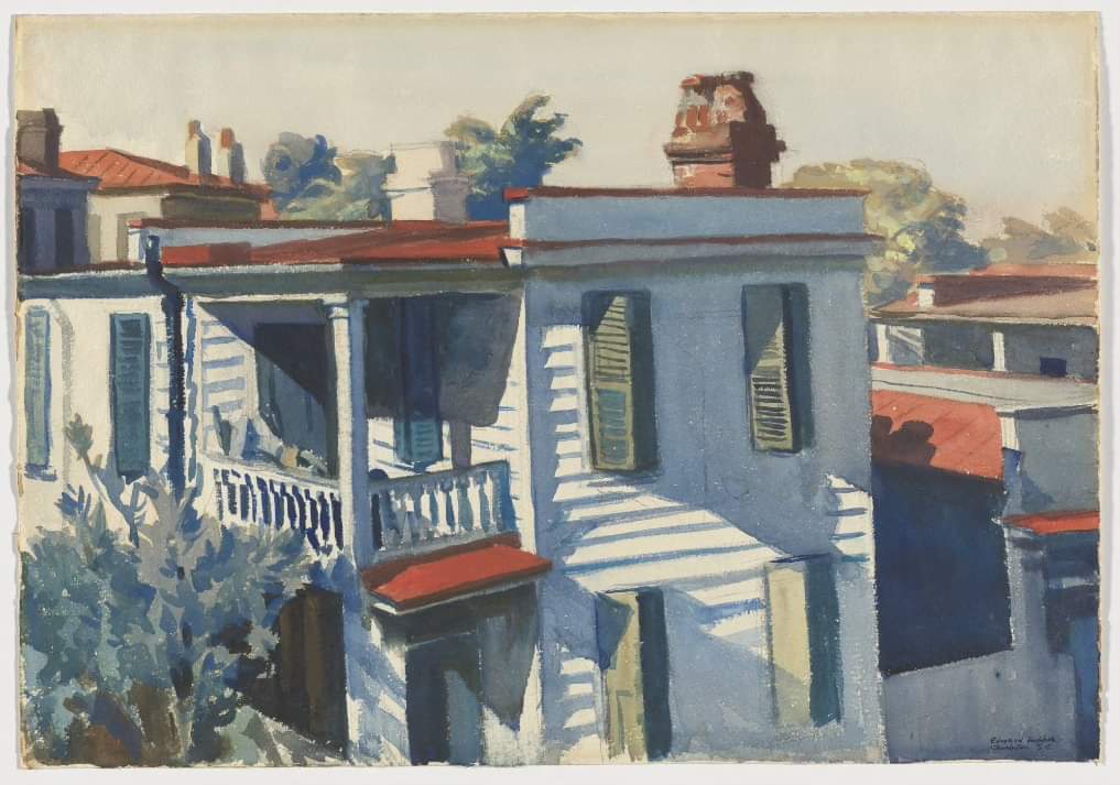 Edward Hopper. Ashe's House, Charleston. South Carolina, 1929. MOMA