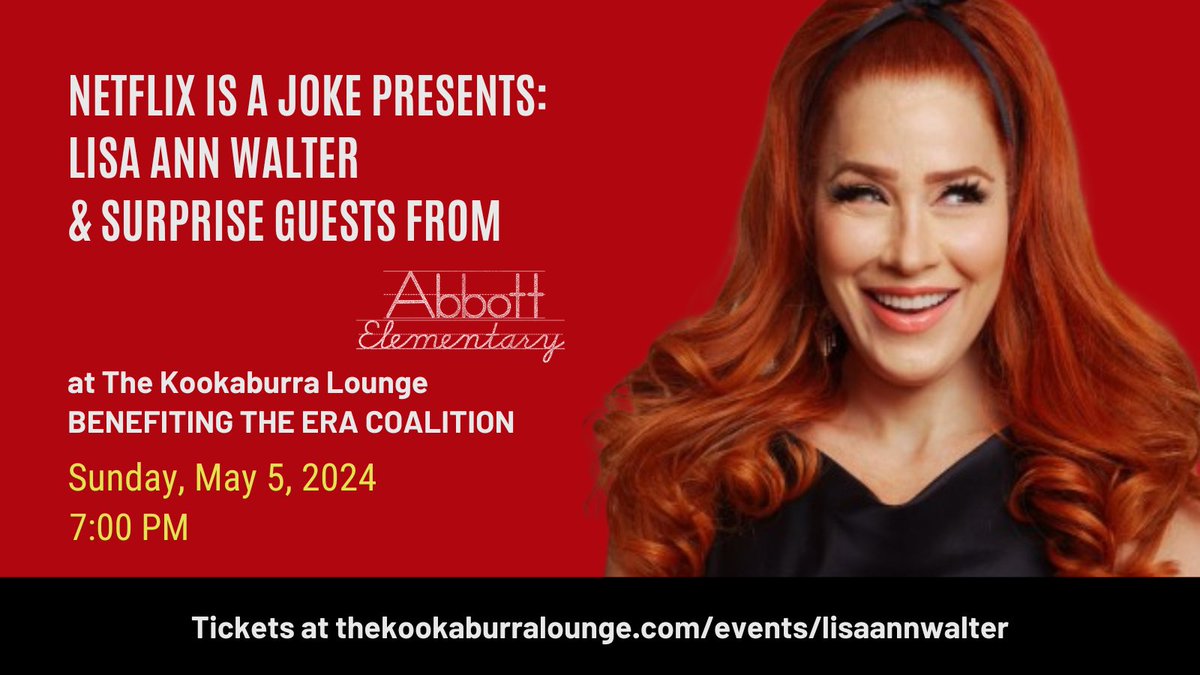 This Sunday, the fabulous Lisa Ann Walter is taking the stage at Kookaburra Lounge for a comedy night with a cause. As the only woman-owned comedy club in LA, Kookaburra Lounge is the perfect setting for a night of laughter. ow.ly/CoFO50RsR7g