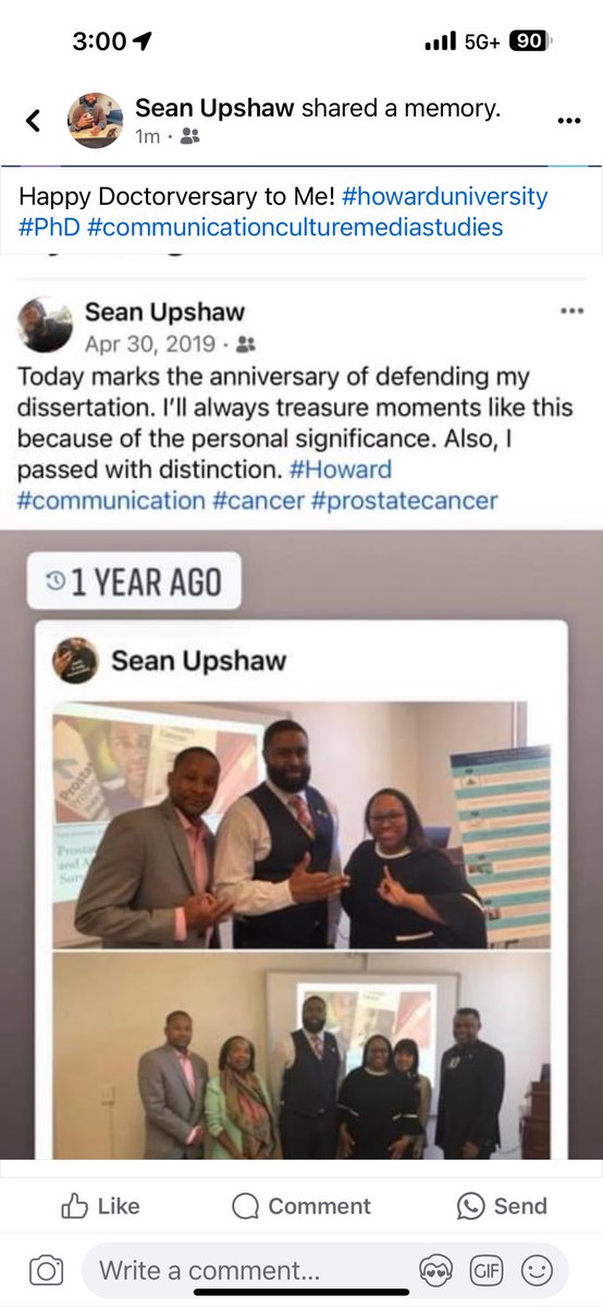 Happy Doctoral Anniversary to Me 
#HowardUniversity