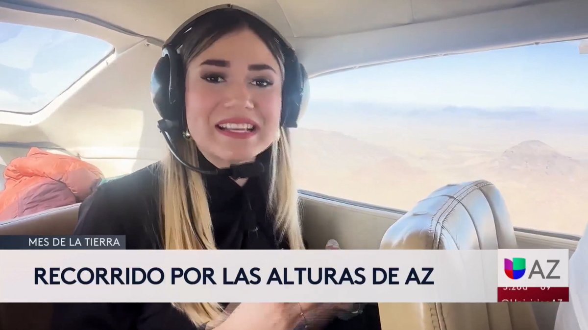 Un equipo de @UnivisionAZ nos acompañó a sobrevolar sobre la Gran Curva de Gila en un vuelo de EcoFlight. Vean el reportaje completo aquí: ow.ly/xQex50RsUWT 
#GreatBendoftheGila #RespectGreatBend #VisitwithRespect #Monumentsforall @RspctGreatBend