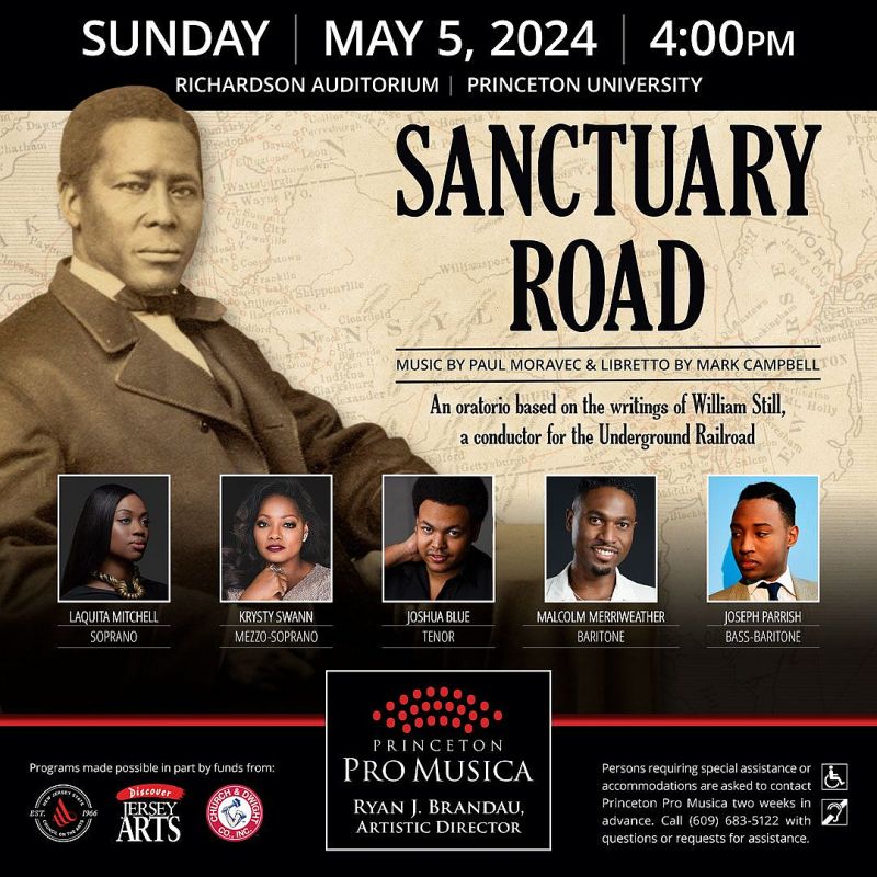 Subito Music (@subitomusic) on Twitter photo Coming soon: May 5 - #PrincetonProMusica performs #composer <a href="/moravec11/">Paul Moravec</a> & #librettist #MarkCampbell historically-based oratorio SANCTUARY ROAD re: William Still & The Underground Railroad. Ryan Brandau conducts. Read more: rebrand.ly/awrim30 Coming soon: May 5 - #PrincetonProMusica performs #composer <a href="/moravec11/">Paul Moravec</a> & #librettist #MarkCampbell historically-based oratorio SANCTUARY ROAD re: William Still & The Underground Railroad. Ryan Brandau conducts. Read more: rebrand.ly/awrim30