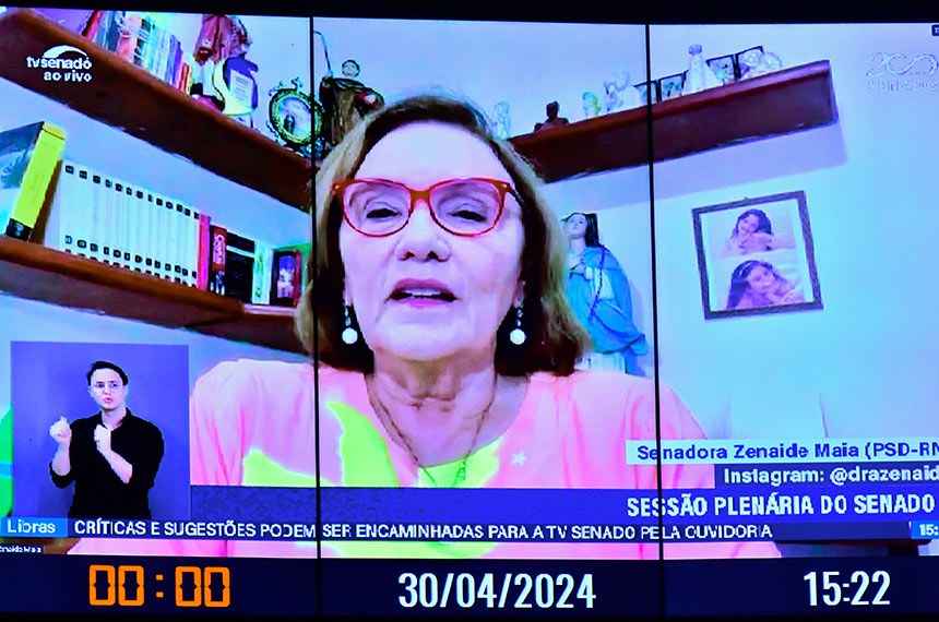 Senadora @zenaidern critica falta de verba para saúde, educação e segurança no Orçamento bit.ly/3Quvsqb