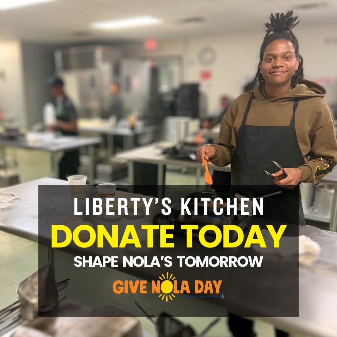 One week until #GiveNOLADay! 🕒 Every dollar counts - from $10 for a trainee's meal to $1,500 for an entire cohort's supplies. Let's hit our $12k goal for NOLA's youth! Donate now. bit.ly/lkgive24