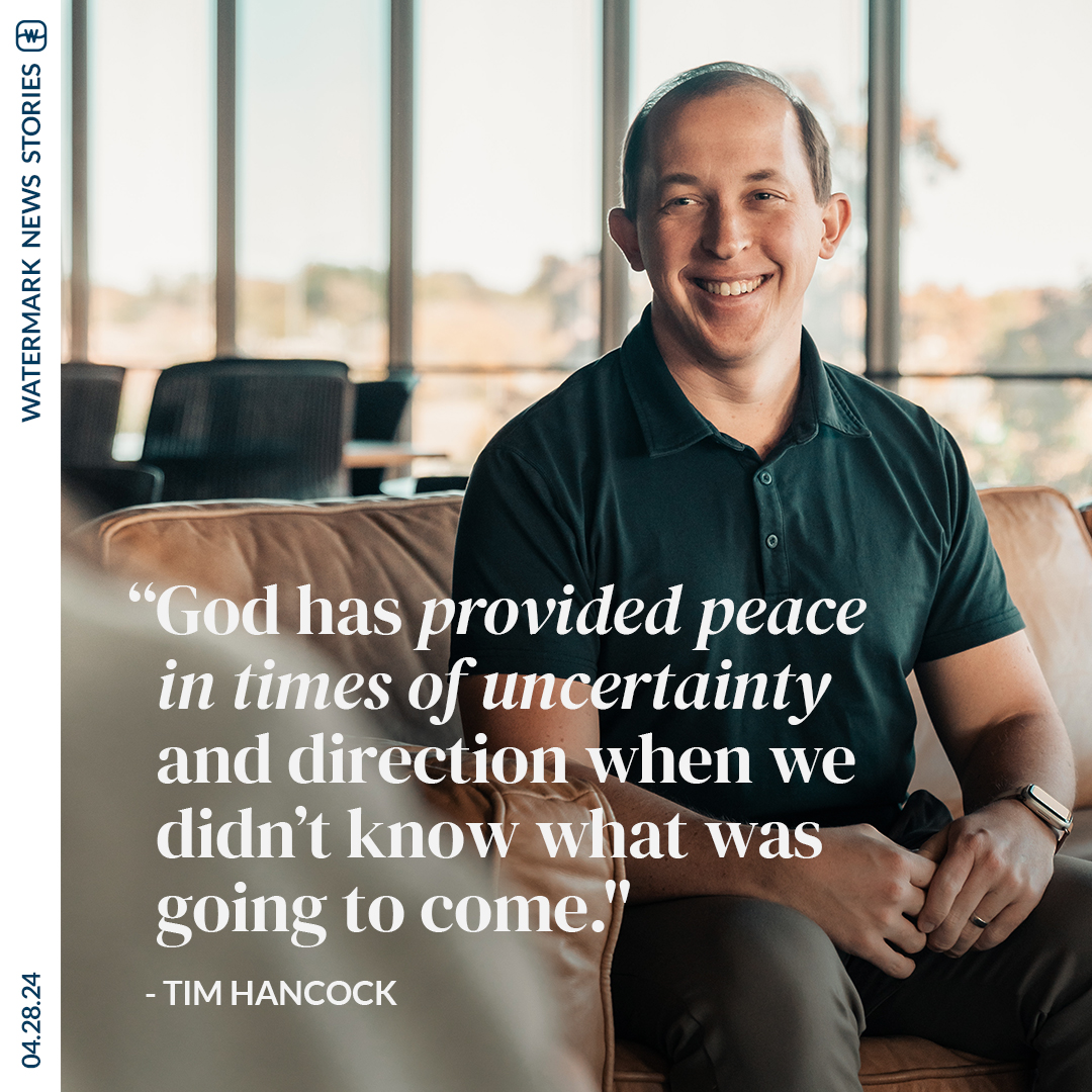 In this week's Watermark News, Tim Hancock reflects on the consistency and steadiness of the Lord throughout the ups and downs he's experienced in life. Read how a foundation in Christ carried Tim and his wife through even the most challenging of times. watermark.org/news