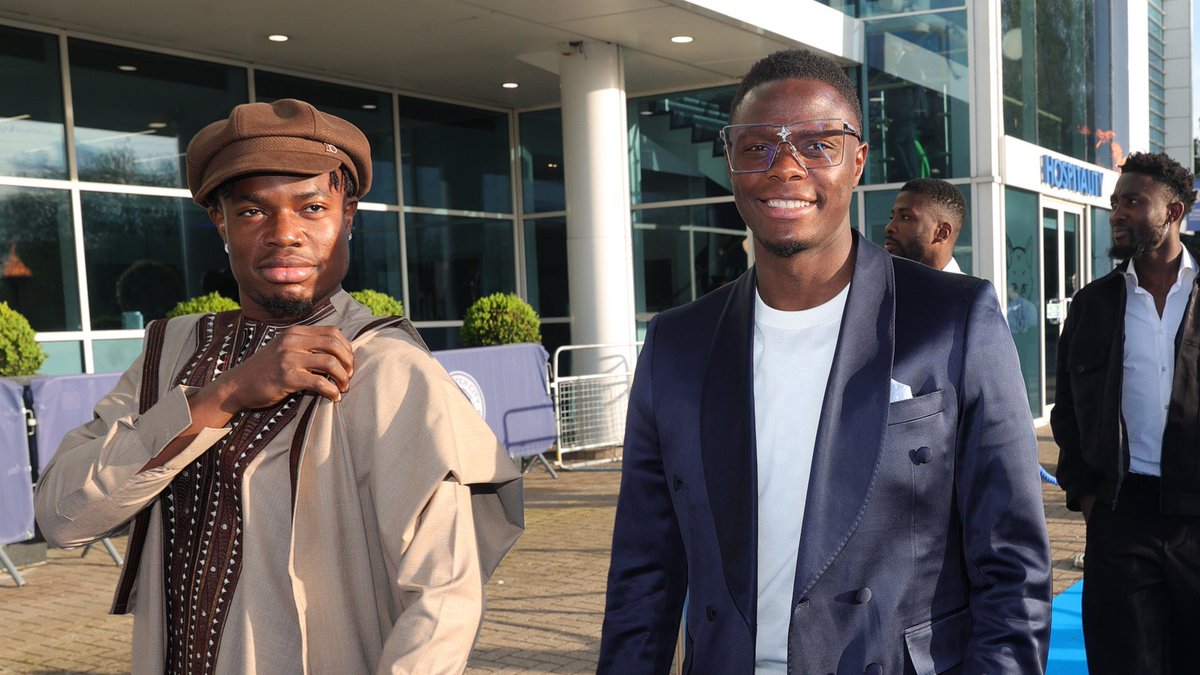 🇬🇭 Fatawu Issahaku showed up to Leicester City’s end of season awards in style 😎
