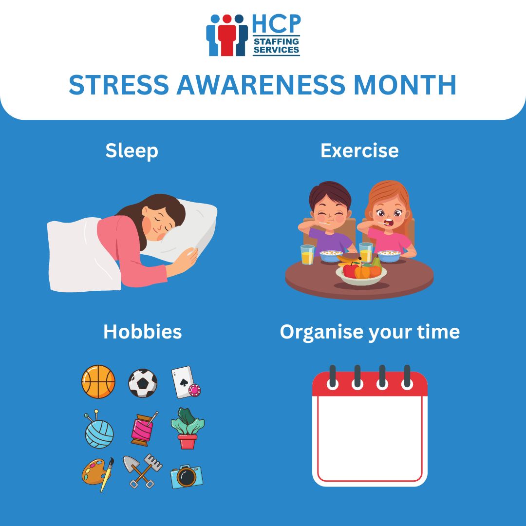 As Stress Awareness Month comes to a close we wanted to leave you with some more ways to alleviate stress, that you can implement into your day-to-day lives. 🥝🎨🎾 #StressAwarenessMonth2024 #LittleByLittle #SamaritansHelp #Exercise #Recruiting #HealthcareJobs #MentalHealth #HCP
