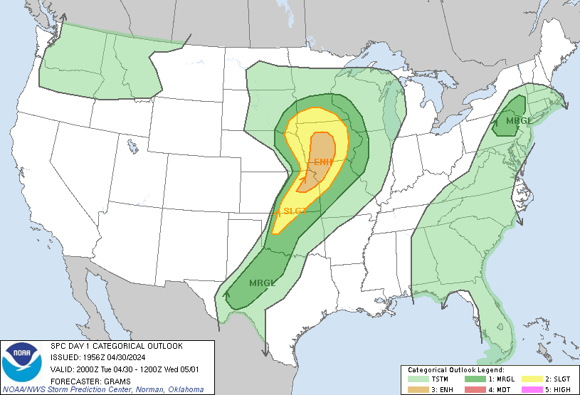 LimWeather's tweet photo. D1
#Enhancedrisk in N #TornadoAlley esp #DesMoines,#Ankeny,#WestDesMoines,#Urbandale,#Ames,#CouncilBluffs,#FortDodge,#KansasCity,#StJosephMO,#Topeka,#LawrenceKS,#Leavenworth
5%#Tornado/30SIG #Wind/SIG #Hail risks
#Wxtwitter #SPC #SevereWX #KCwx #KSwx #MOwx #IAwx #NEwx https://t.co/vcpAqTRsUV