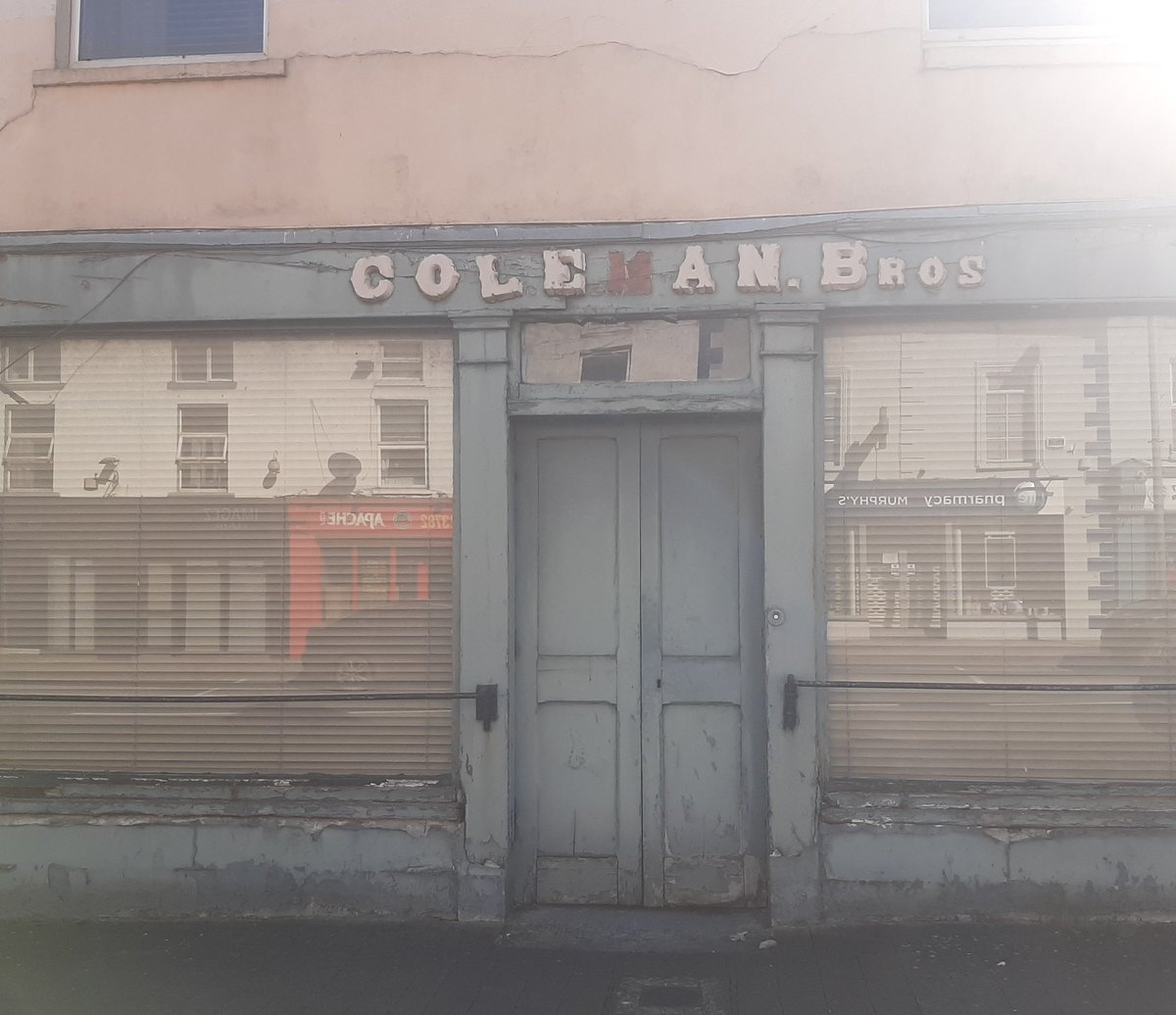 I came across these two beauties in Buttevant on my heritage travels. There are still many gems of shop and pub fronts like this all over the country, all worthy of conservation/restoration.