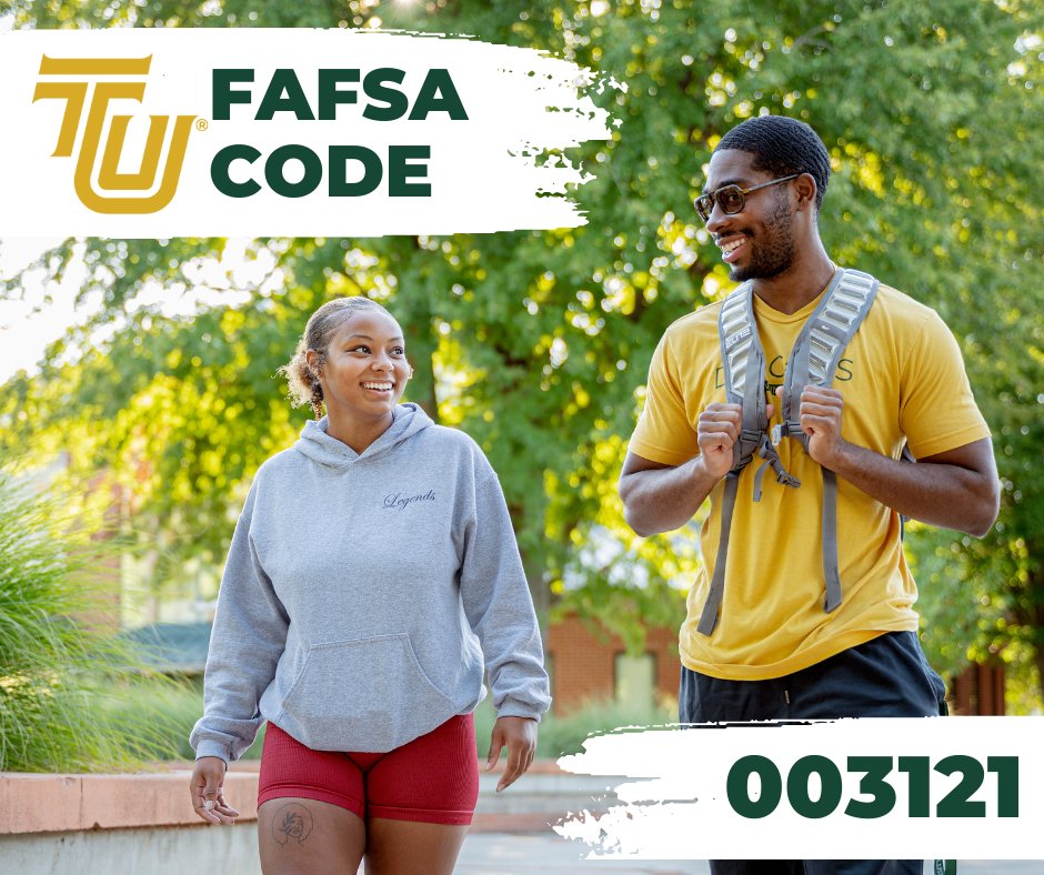 FAFSA is open! Make sure to file yours for 2024-2025. TU's FAFSA Code is 003121! 🐲 

#FAFSA #TiffinU #AcceptTheChallenge