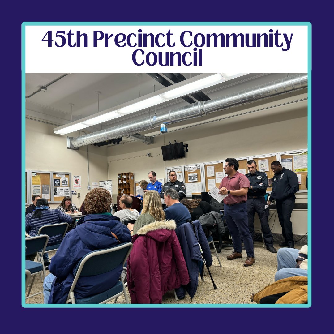 April Civic Meeting Recap ✅

My office is proud to attend civic meetings around #CD18 on a monthly basis. In April, we attended meetings with Community Boards 9 & 10, the 45th Pct, and HRA at the Soundview Cornerstone for a Fair Fares enrollment event. 

See you all next month!