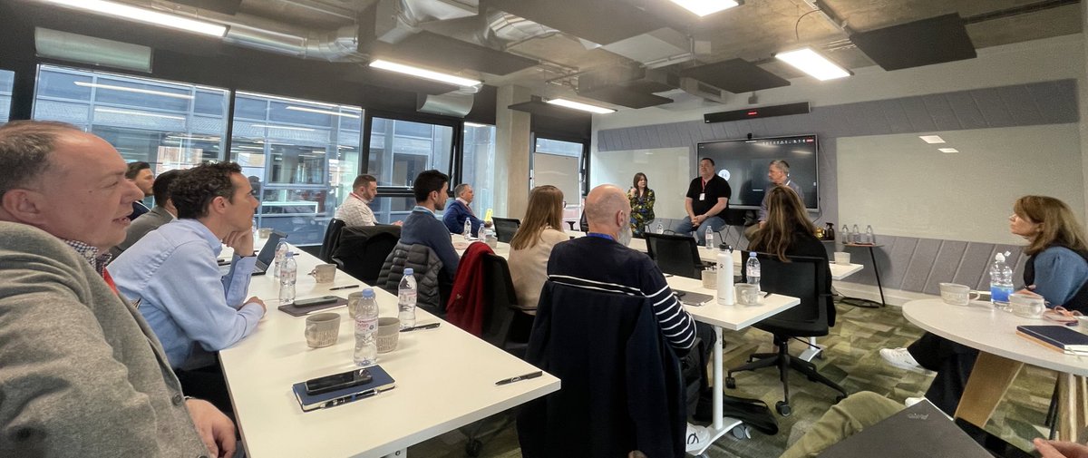 After a great day <a href="/IAMCPUK/">IAMCP_UK</a> Roadshow (thanks to <a href="/pax8/">☁️ Pax8</a> for hosting) it was lovely to come home to some sunshine and have Ralph help me water the potatoes 🥔 🌱 #worklifebalance #IAMCP