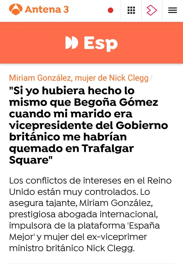 AQUI EN ESPAÑA QUEMAN AL JUEZ!
En cualquier país democrático hacen lo que ha hecho Begoña Gómez y el presidente tiene que exiliarse en un país de corruptos, pero claro, España no es democrático ya que gobiernan golpistas, malversadores y terroristas. #TeamVox