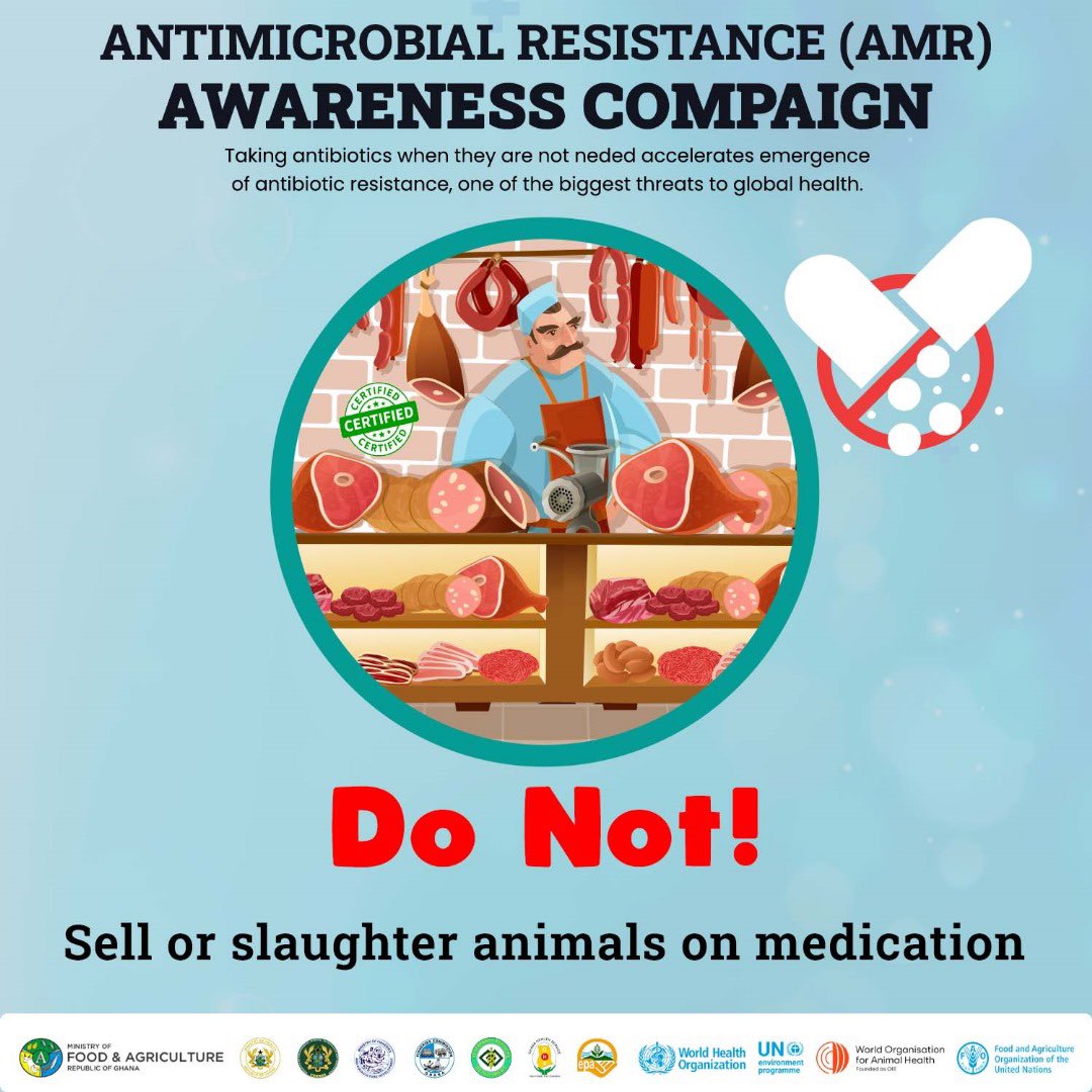 Preserve antibiotic efficacy: Selling or slaughtering animals on medication contributes to antimicrobial resistance. Let's support ethical farming practices and ensure that antibiotics are used responsibly in animal agriculture. #EthicalFarming #StopResistance #ConsumerSafety