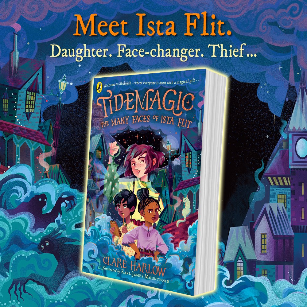 Next #ukteenchat will be on Tues 7th May 8-9pm BST with the fabulous @clareharlow, who will be chatting all about her debut #MG - Tide Magic the Many Faces of Ista Flit. All welcome to come and join in the chat 🙂 #TideMagic #kidlit #writerslife #writementor