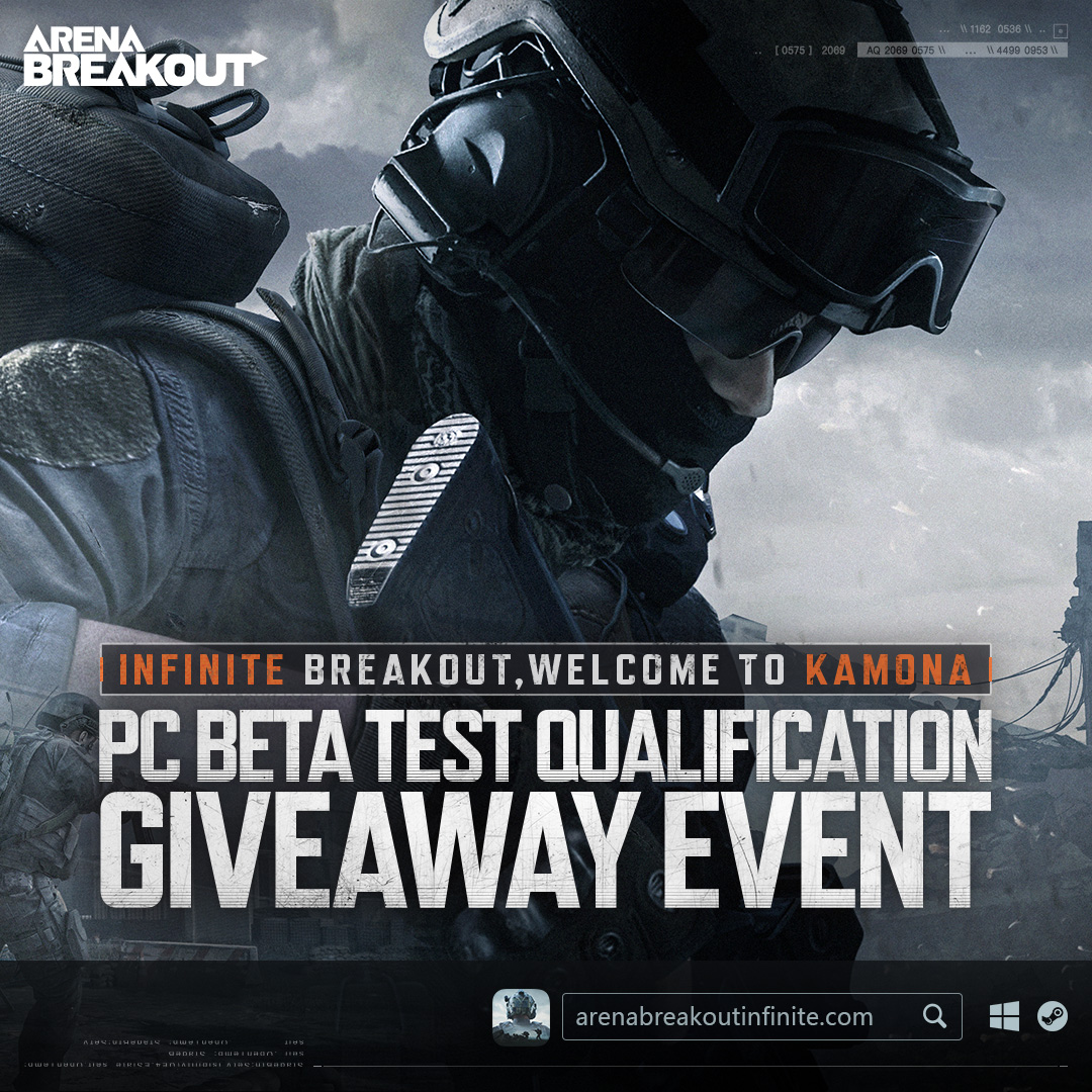 Arena__Breakout's tweet image. We heard you wanted it, and now it's here!🎉 We're giving away Beta Test Qualifications for #ArenaBreakoutInfinite in our 1st Round Giveaway, May 1st-2rd!  
Enter now for your chance to get early access to Arena Breakout Infinite on PC!🔫
💻 Entry details below.👇