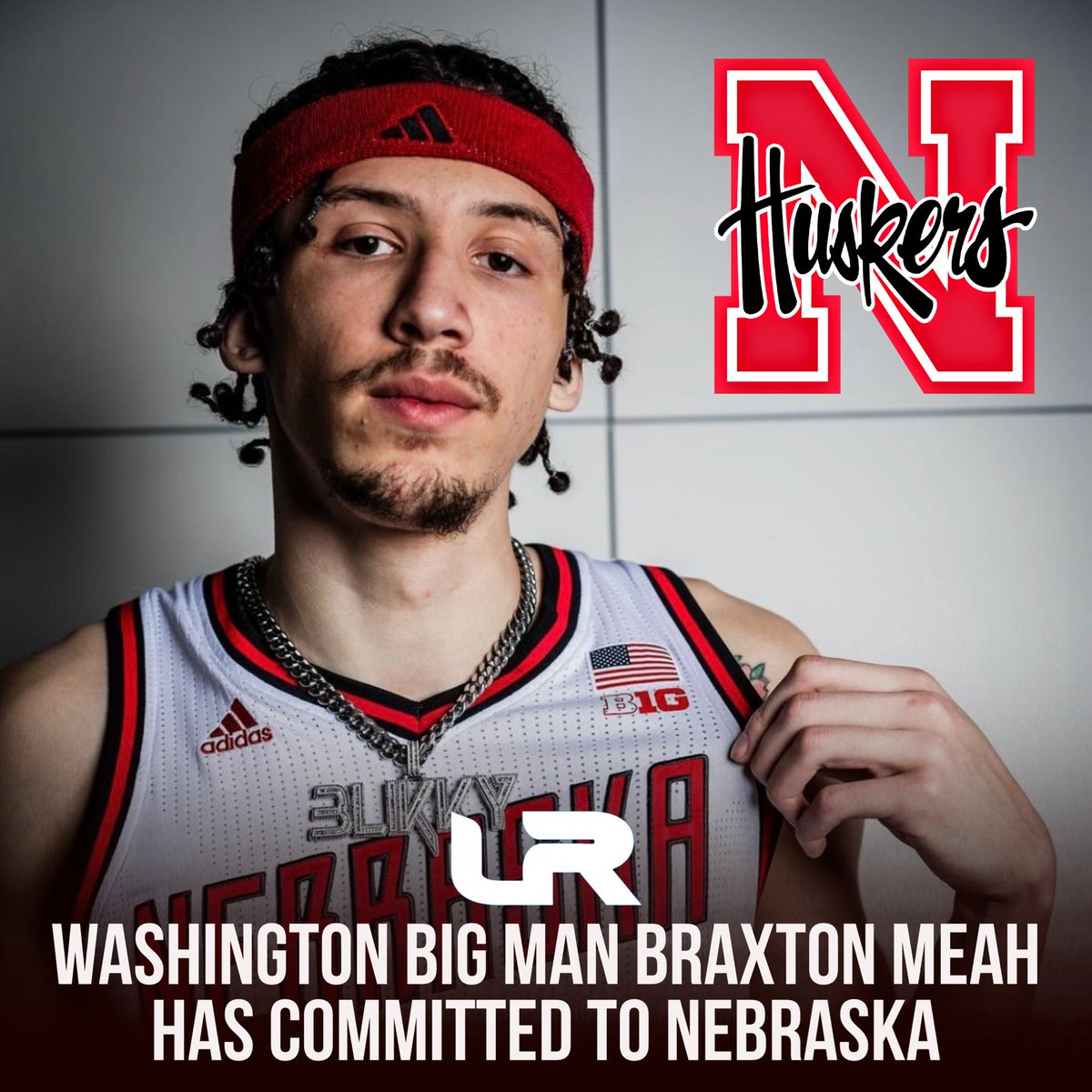 NEWS: Washington transfer Braxton Meah has committed to Nebraska, he announced. Meah began his career at Fresno State before spending the last two at Washington. Started 47 games the last two seasons for the Huskies. He averaged 5.3PPG and 5.3RG this season on 77% from the