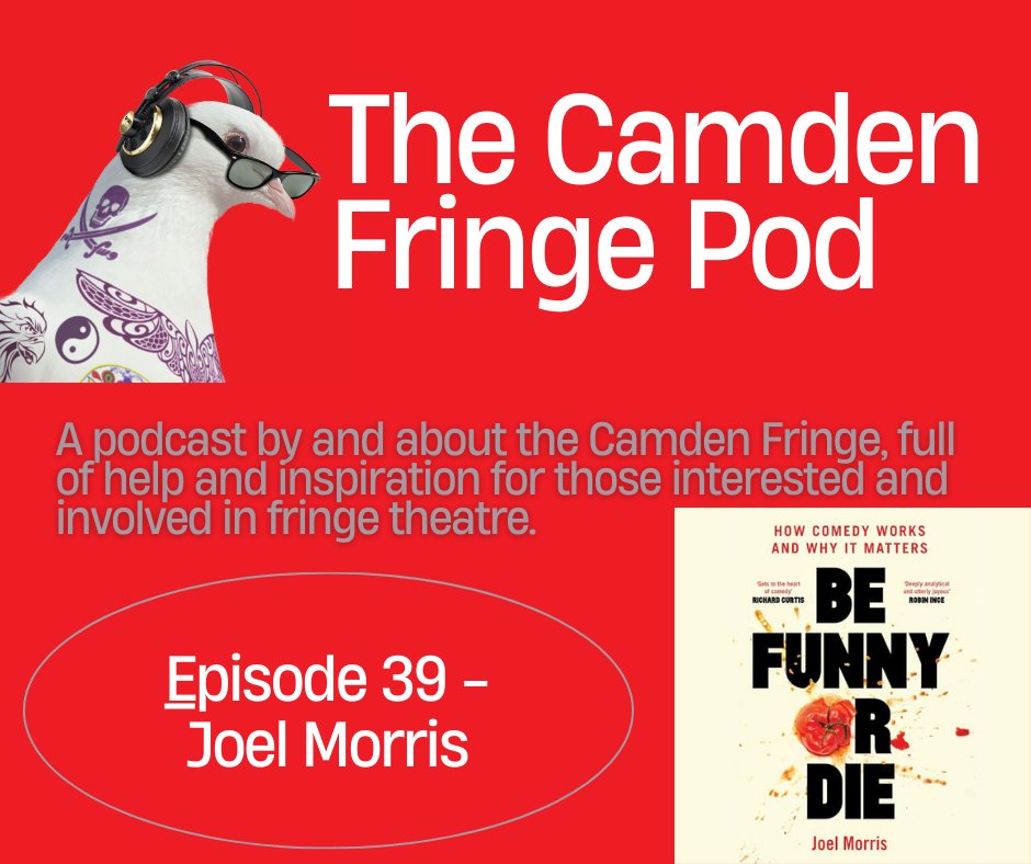 🎧 New Episode! 🎧
We are delighted the guest on episode 39 of the  podcast is Joel Morris @gralefrit who has loads of wisdom to share about comedy and writing, as we delve into his book Be Funny Or Die: How Comedy Works &amp; Why It Matters. 
pod.link/1667974179