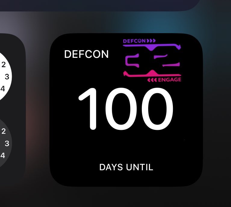 100 days until #DEFCON I AM SO READY!!! @defcon @DefconParrot