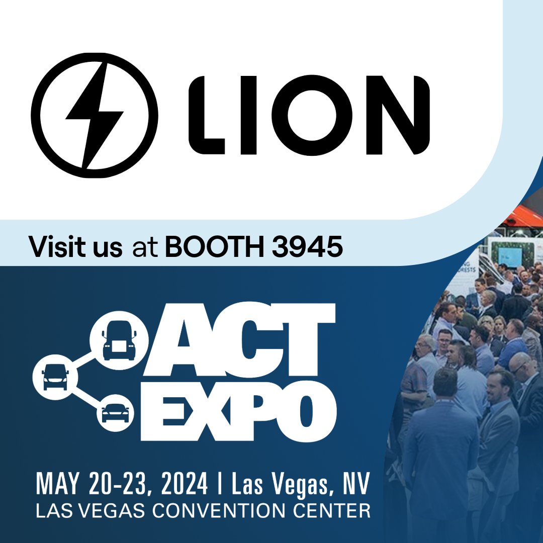 Lion ⚡ is headed to @ACTExpo 2024, in Las Vegas, May 21-24! Make sure to drop by our booth # 3945 to discover our all-electric Lion5 commercial truck. 🚛 💻 Discover more about the Lion5 here: pages.thelionelectric.com/lion5/ #LionElectric #ACTExpo2024 #ACT #electrictruck