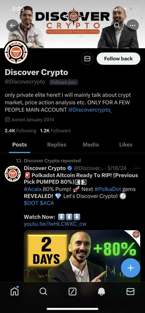 ManesCryptos's tweet image. Yes my favorite streamers are following me OH MY GOD! 😂 so close @DiscoverCrypto_