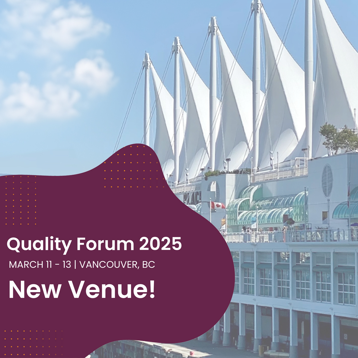 We’re excited to announce that Quality Forum 2025 will take place at the Vancouver Convention Centre. Subscribe to our newsletter for updates on registration launch next year. ow.ly/BuIm50Rkbai #QF25
