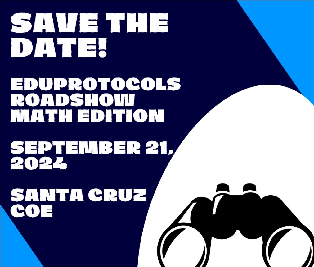 More info to come! #eduprotocols #mathreps @santacruzcoe #iteachmath #math #mathskills @mhebern @jcorippo