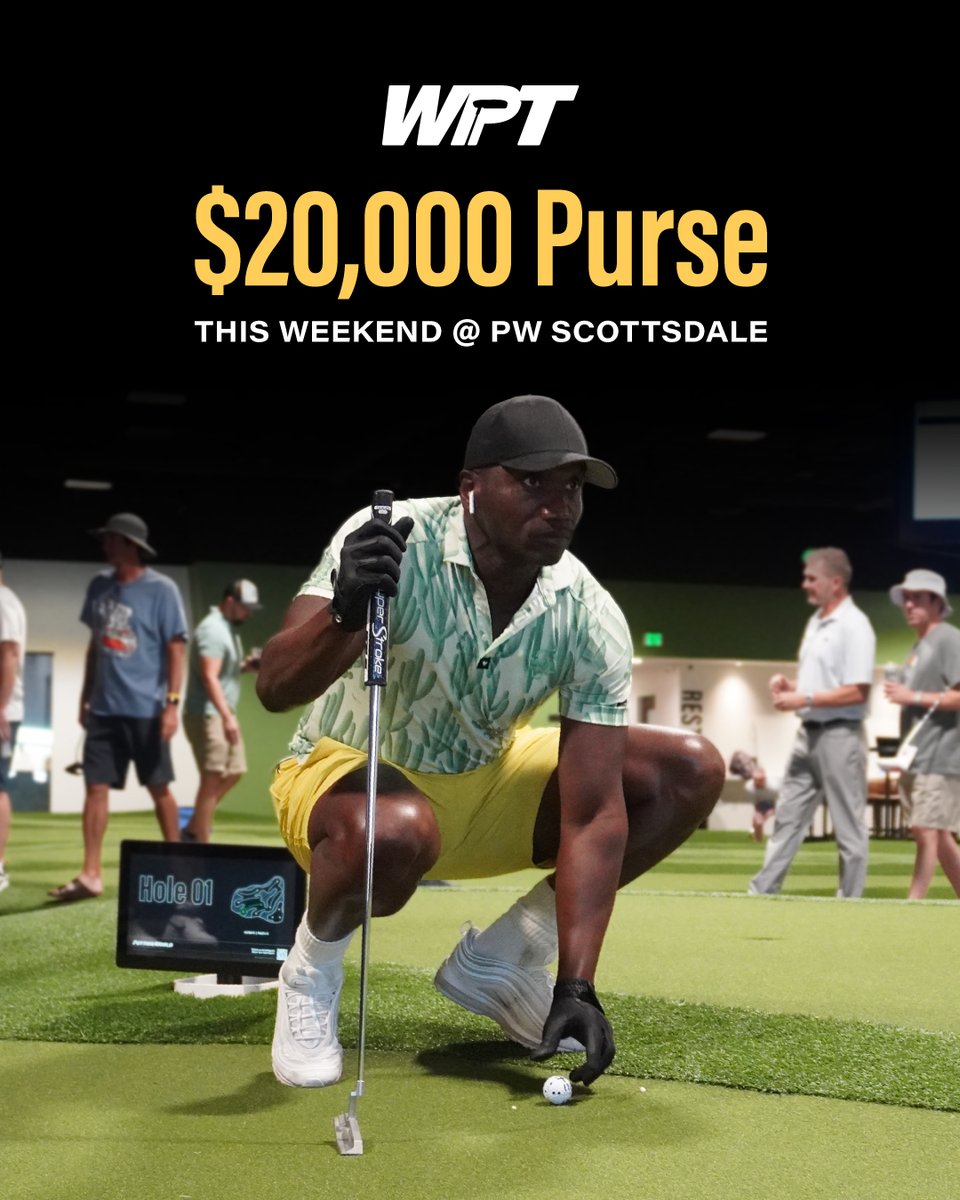The WPT 24-25 Season gets started this weekend⛳

One-day, 54-hole event w/$20k Purse - $4k going to 1st Place 💵🤑

Entry - $250/player

Rounds starting at 10am w/two shotgun starts, then tee times based on score.

Register at the link below 👇
pwgolfshop.com/products/world…