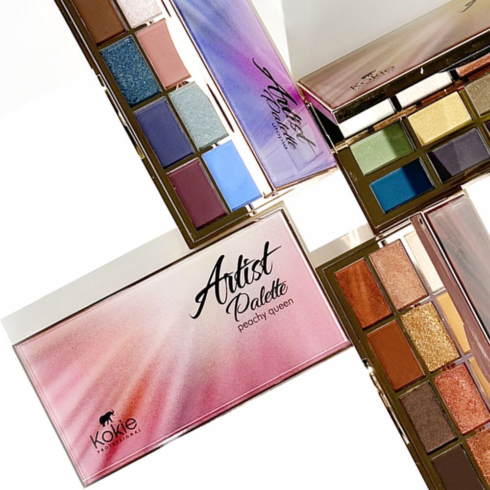 Get ready to unleash your creativity with our Artist Palettes! Housed in a stunning rose gold setting with a built-in mirror for easy application. Each palette has twelve unique matte, shimmer, and metallic shadows! #makeup #drugstoremakeup #eyeshadow #MakeupAddict