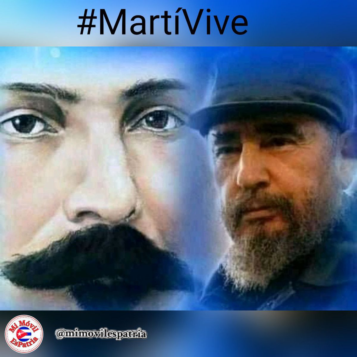 Honremos al apóstol porque #MartíVive y vivirá por siempre en nosotros.
#MiMóvilEsPatria