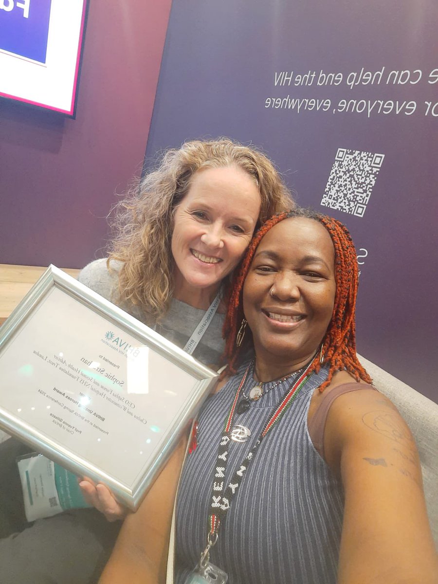Super honored to have been awarded @BritishHIVAssoc first ever “Unsung Hero’ award for my contribution to the HIV field over the last 20 years, huge congratulations to all the other amazing trailblazers @Bex_Mbewe @memsachi photo @angelina_namiba 🥰