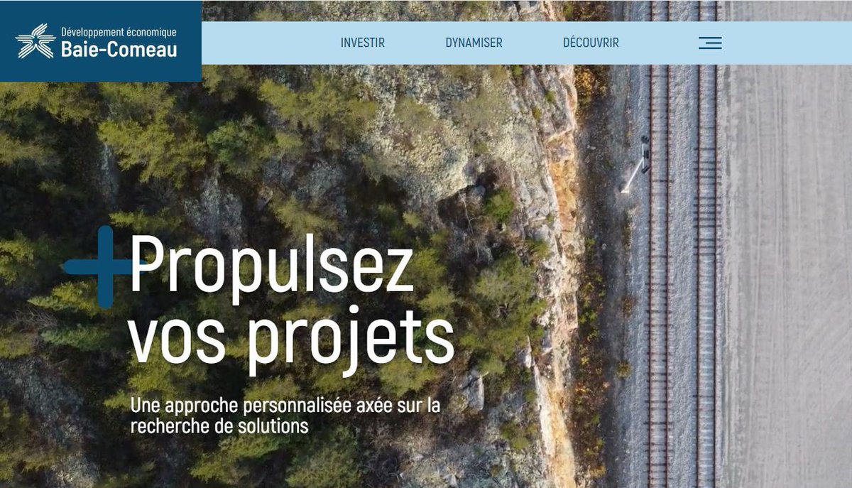 La Ville de Baie-Comeau est fière de lancer un site web dédié au développement économique.

Communiquez avec eux pour tout projet industriel, commercial ou résidentiel!

Site : debaiecomeau.com