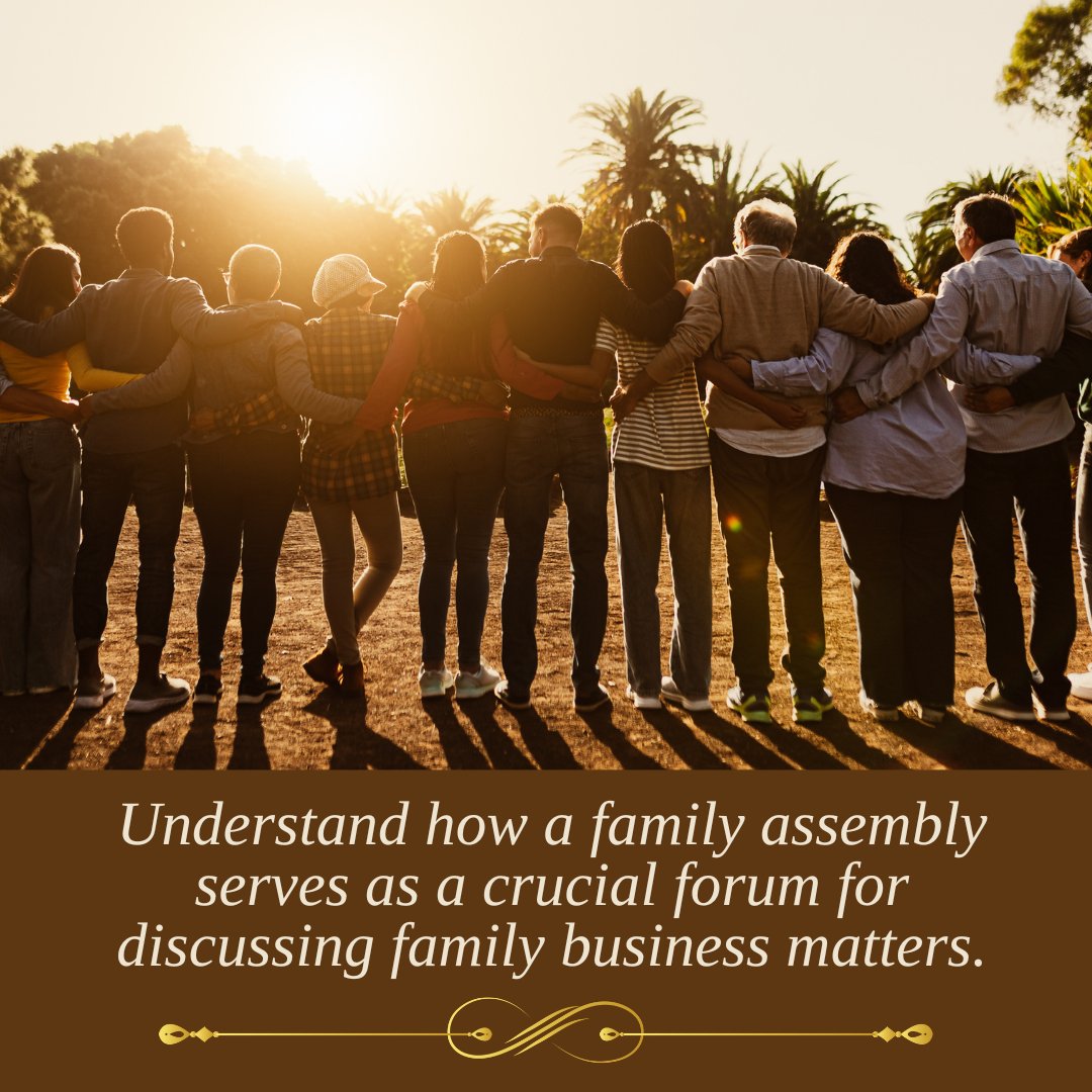 How do you unify members of a family enterprise who are dispersed? 'A family assembly,' says Russ Haworth. What's entailed? Read 'What Is a Family Assembly?' for best practices. familywealthlibrary.com/post/how-a-fam… #familybusiness #familyassembly #familyenterprises