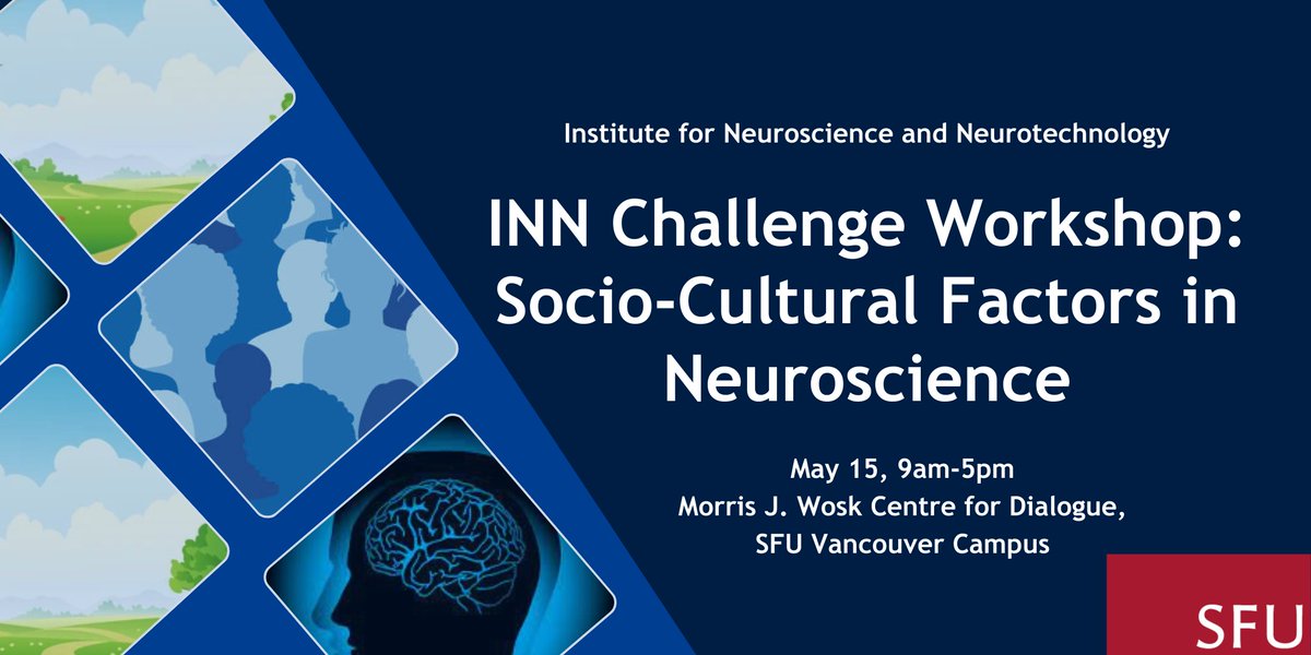 Reminder to register for upcoming #SocioCultural workshop on May 15 as we identify socio-cultural challenges in neuroscience and discuss collaborative paths forward. Register: rb.gy/g6wl2w