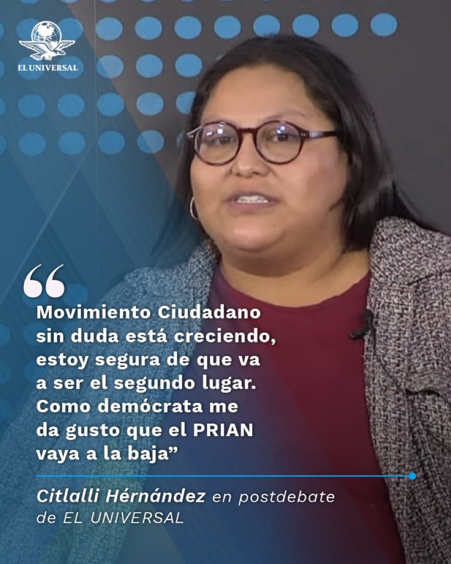 Gracias siempre bella Citla, por confirmarnos que Movimiento Ciudadano es lo mismo que Morena. Flores para ti 🌺