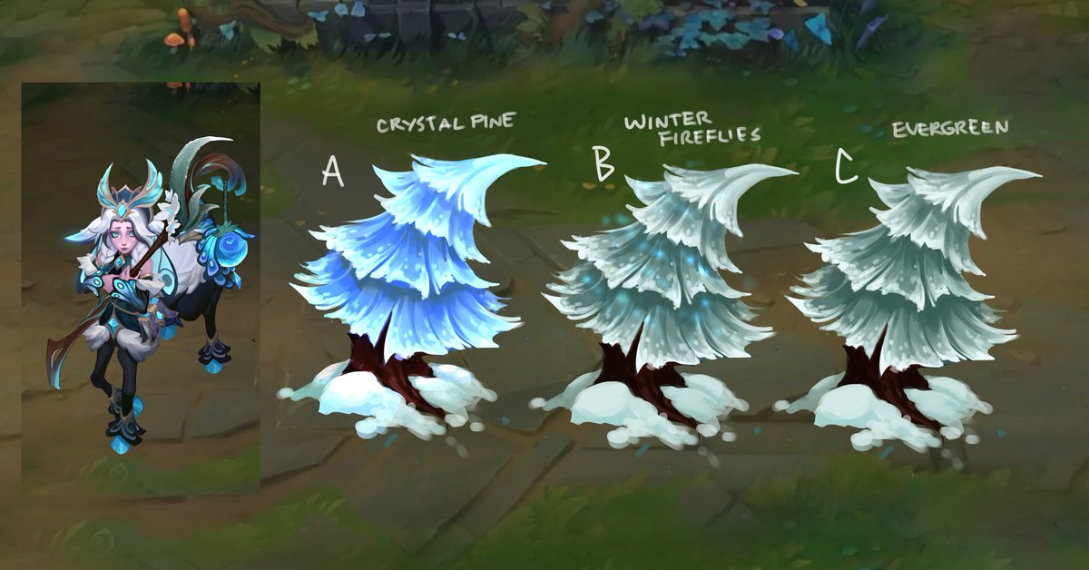 wyrmforge's tweet photo. faerie court lillia 🦌🦋im sure a lot of remember my old winter wonder lillia fan concept. getting to do winter court faerie lillia was a dream come true, and it was also my last skin as part of riot. thank you everyone. i hope you love her as much as i do https://t.co/bX5Og2GKSh