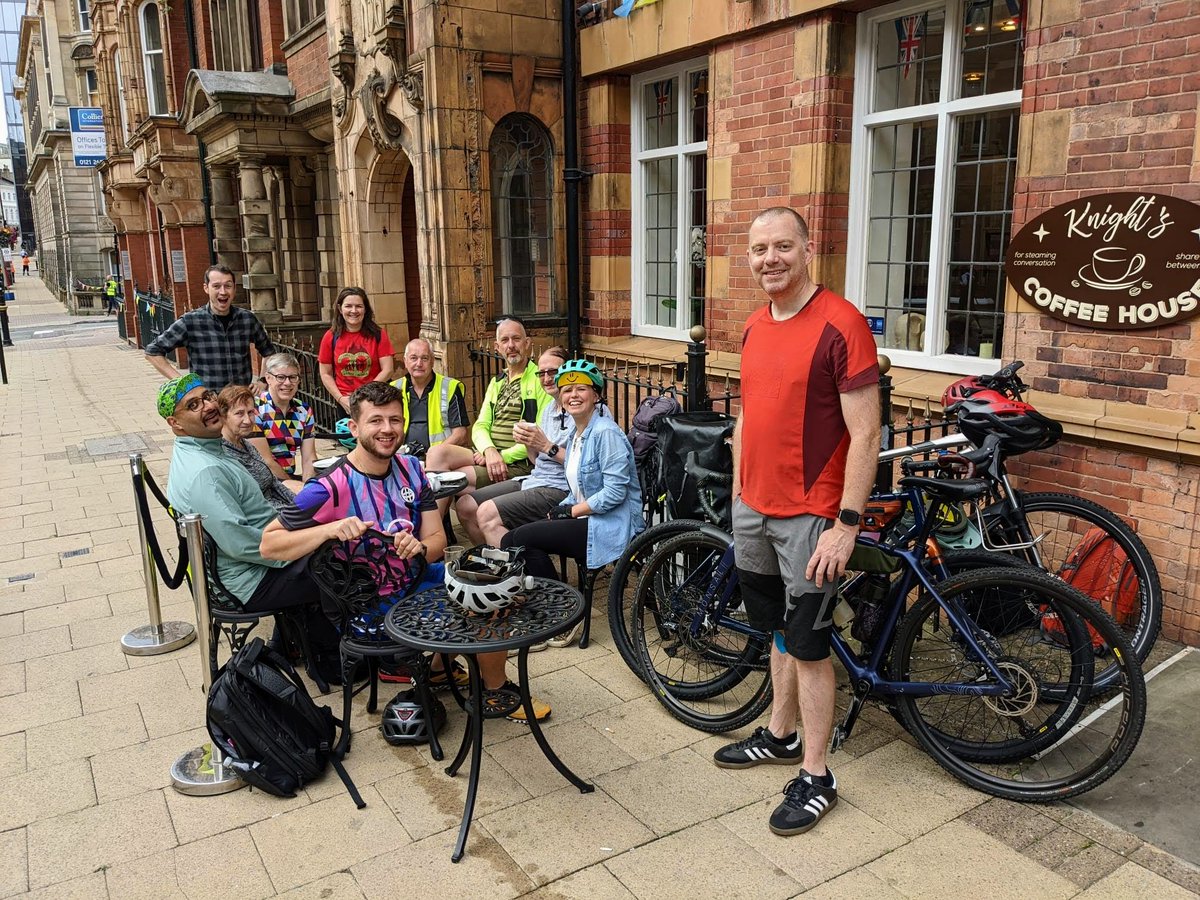 #BikeBreakfastClub... fab morning vibes, great coffee & bike chat 🚲☕️😜 🚲 Every Wednesday morning throughout MAY catch us @ Knights Independent Coffee House, Newhall Street. ⏰pop by anytime between 7.15-9am ✨EVERYONE WELCOME! Keep up to date here: msha.ke/bikeadventures…