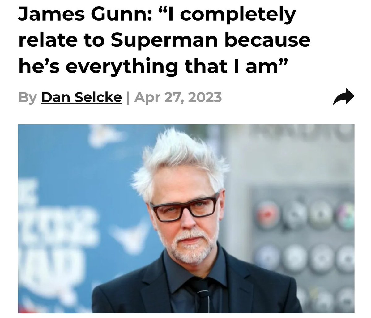 Hey, so remember how James Gunn, the guy who deleted over 10,000 tweets about p3dophilia overnight, has screwed over his colleagues, and invited a convicted sex offender to his p3do themed party, is literally a sociopath? Me too.
