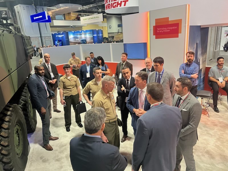 It was a great honor to have the the Commandant of the @USMC stop by our booth at @ModernDayMarine. Every day, BAE Systems stands proudly in support of the Marines. #MDM24 #AnyClimeAnyPlace
