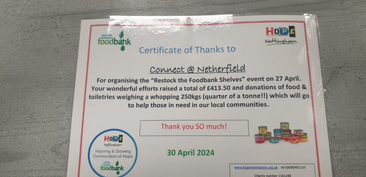 I knew that haul of food donations was huge, but 250kg!! Incredible! And over £400 in cash too. If the aim was to help towards restocking the foodbank shelves, then that's gone a long way. People help the people. #SolidarityNotCharity @WeShallWeekend Fao @joesolomusic #wso2024