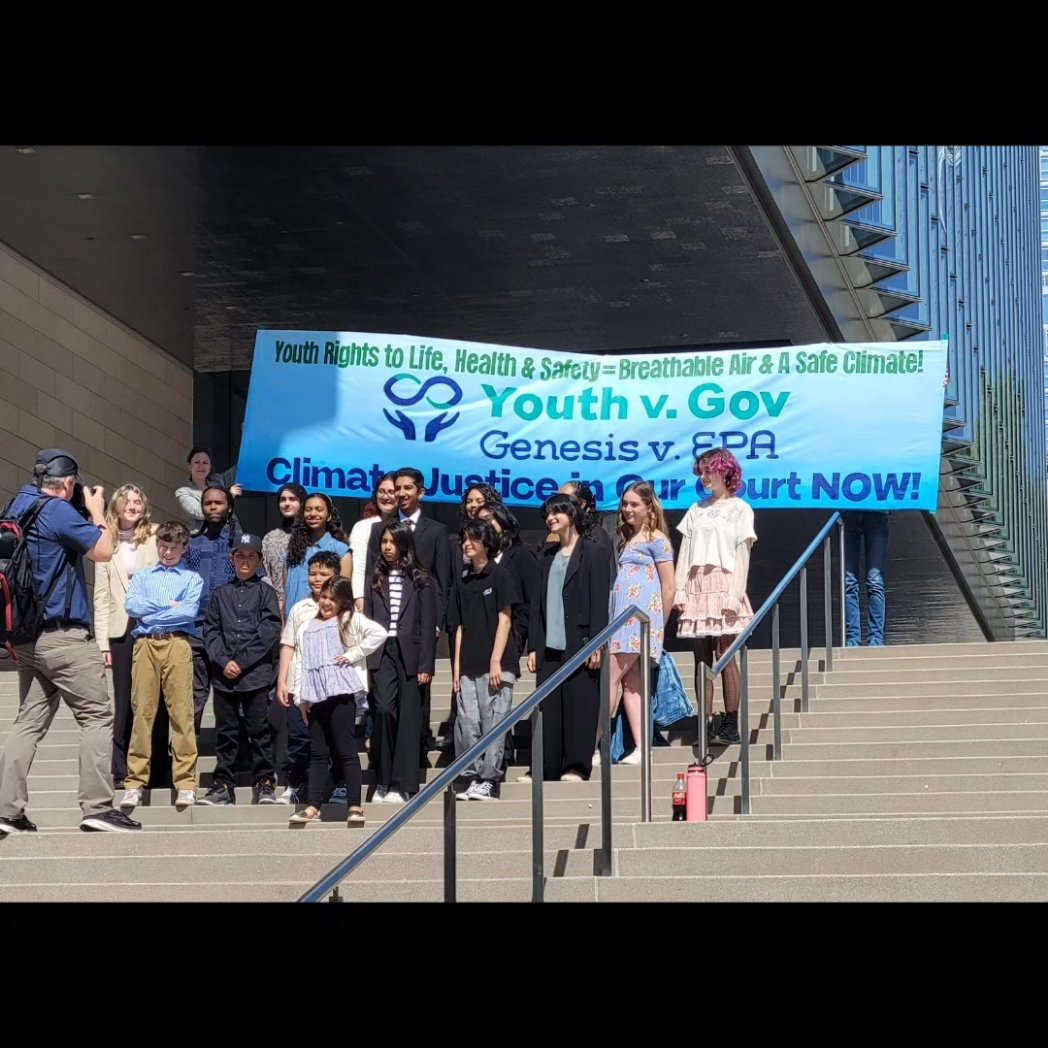 Attending the Genesis vs. EPA trial yesterday in Downtown LA was a remarkable moment towards climate justice to witness in person. 
I wholeheartedly support these youth climate activists and the lawyers from @youthvgov who are arguing their case against the EPA. #climatejustice