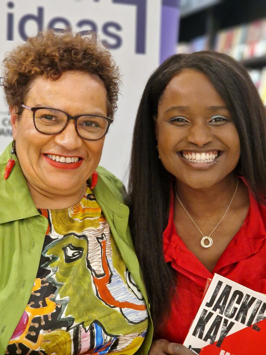 📚 | Here is your sign to always meet your heroes. I was introduced to @JackieKayPoet by my therapist when I was struggling with my adoption and race identity.

Greatful for @bristolideas hosting her book tour 'May Day' so I could thank her in person. #adopteevoices