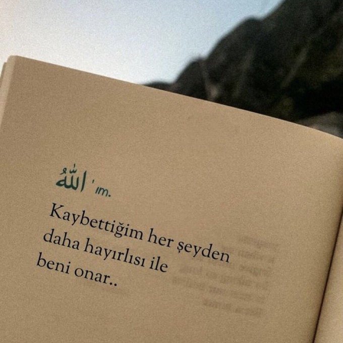 gazatr's tweet photo. Allah'ım kaybettiğim her şeyden daha hayırlısı ile beni onar. https://t.co/zj8jgQkuyW