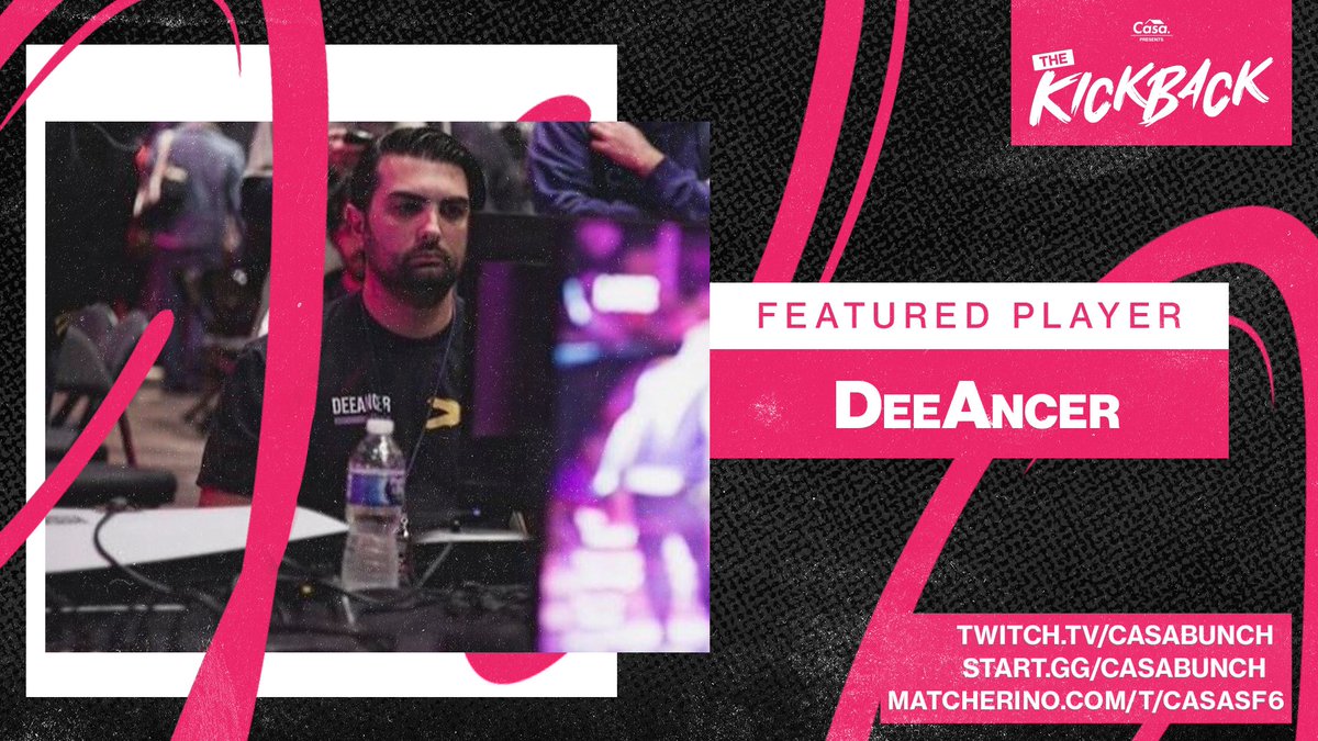 Ready for some modern mitten mashing on the 🪜? Well you’re in luck. 😏 We're pleased to announce this week's featured player on The KickBack is not only a modern A.K.I master on the sticks but also... a salsa dancer? 💃 Please welcome @DeeAncer! Register now. 👇 🔗