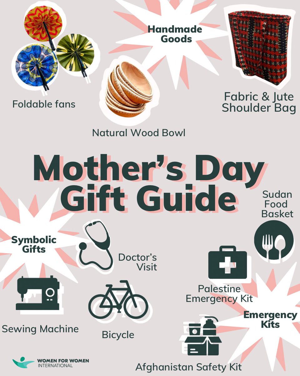 This #MothersDay, consider giving a gift that also builds hope for those who need it most—brave survivors of war and conflict. Each gift from our online catalog gives a woman the resources, support, and skills she needs to transform her life.    Shop here➡️bit.ly/3NnQy86